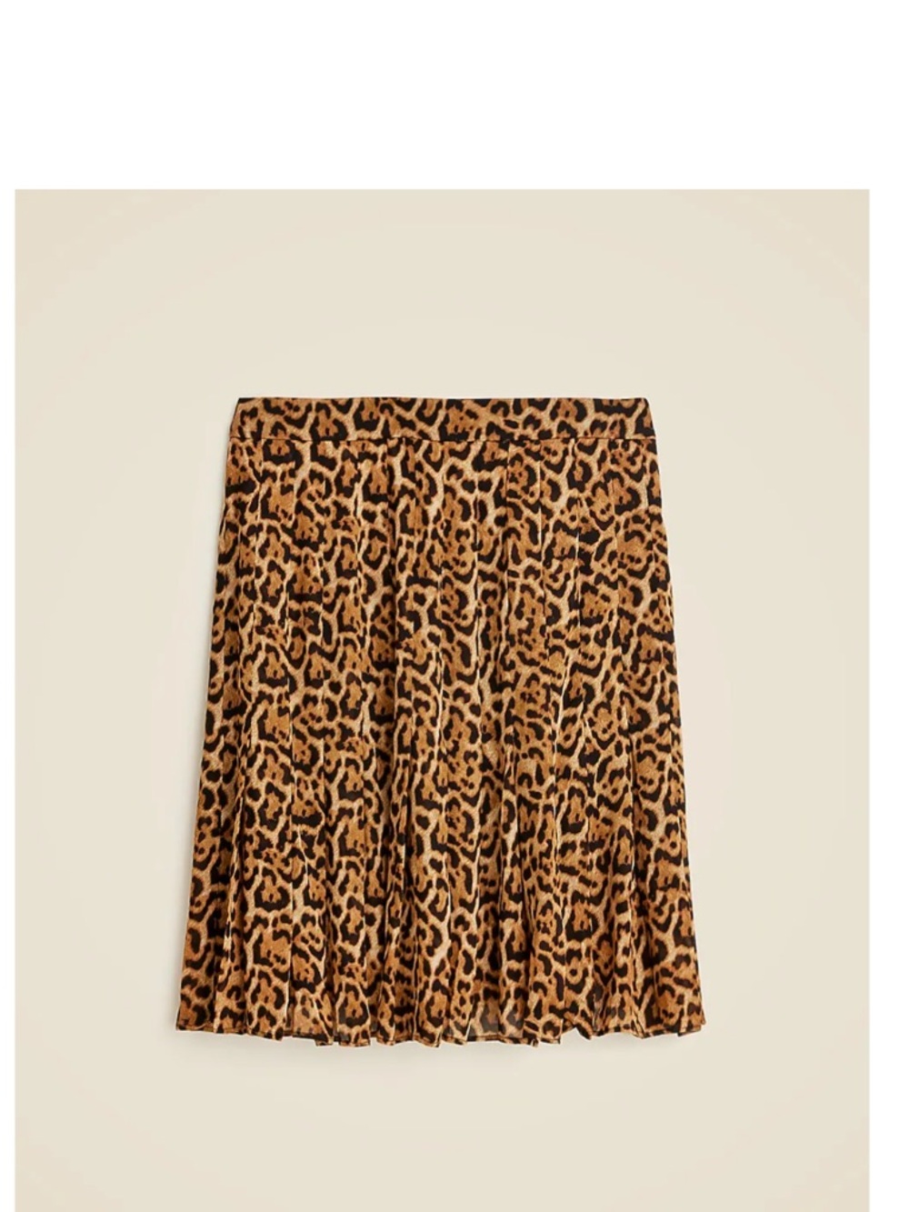 JCrew Collection Leopard Print Skirt
